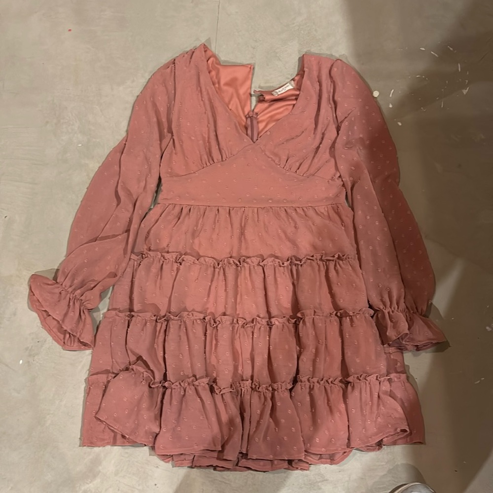 Altar’d State Eliza Dress Dusty Rose